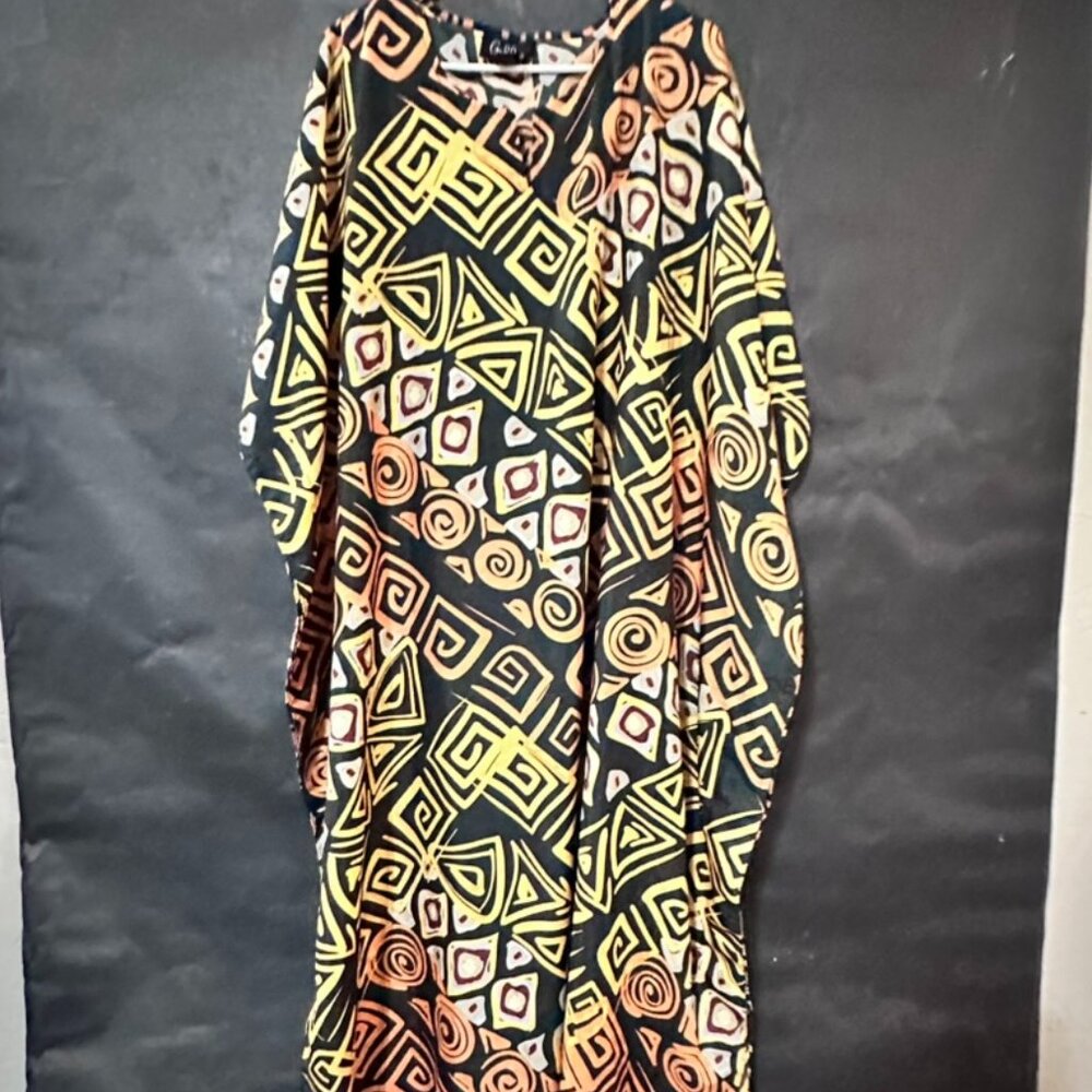 Vayl | The Label  Tribal Kaftan Caftan Dress African Motif one Size